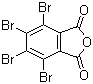 Tetrabromophthalic anhydride molecular structure (CAS 632-79-1)
