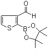 3-Formylthiophene-2-boronic acid pinacol ester molecular structure (CAS 632325-55-4)
