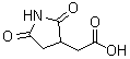 structure of CAS# 6324-87-4, 2,5-Dioxo-3-pyrrolidineacetic acid;NSC 31727; Tricarballylic acid imide