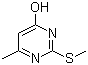 structure of CAS# 6328-58-1, 6-Methyl-2-(methylthio)pyrimidin-4-ol;6-Methyl-2-methylthio-3H-pyrimidin-4-one
