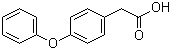 structure of CAS# 6328-74-1, (4-Phenoxyphenyl)acetic acid;2-(4-Phenovbvbvbxyphenyl)acetic acid; 2-(4-Phenoxyphenyl)acetic acid; 4-(Carboxymethyl)diphenyl ether; 4-Phenoxyphenylethanoic acid