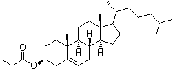 structure of CAS# 633-31-8, Cholesteryl propionate;Cholest-5-en-3beta-yl propionate