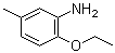 structure of CAS# 6331-70-0, 2-Ethoxy-5-methylaniline;2-Ethoxy-5-methylbenzenamine; NSC 37005