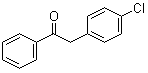 2-(4-氯苯基)-1-苯乙酮分子结构 (CAS 6332-83-8)