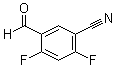 2,4-Difluoro-5-formylbenzonitrile molecular structure (CAS 633327-10-3)