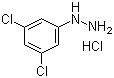 3,5-二氯苯肼盐酸盐分子结构 (CAS 63352-99-8)