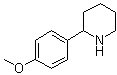 2-(4-Methoxyphenyl)piperidine molecular structure (CAS 63359-20-6)