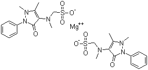 Metamizole magnesium molecular structure (CAS 63372-86-1)