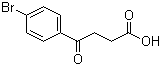 3-(4-溴苯甲酰)丙酸分子结构 (CAS 6340-79-0)
