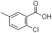 structure of CAS# 6342-60-5, 2-Chloro-5-methylbenzoic acid