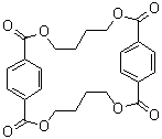 结构式 CAS# 63440-93-7, 1,4-丁二醇-对苯二甲酰氯环二聚体
