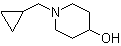 1-Cyclopropylmethyl-4-piperidinol molecular structure (CAS 63463-44-5)