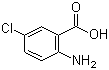 2-氨基-5-氯苯甲酸分子结构 (CAS 635-21-2)