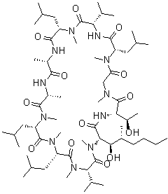 Dihydrocyclosporin C molecular structure (CAS 63556-15-0)