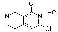 2,4-Dichloro-5,6,7,8-tetrahydropyrido[4,3-d]pyrimidine hydrochloride molecular structure (CAS 635698-30-5)