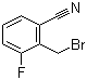 structure of CAS# 635723-84-1, 2-Bromomethyl-3-fluorobenzonitrile;2-Cyano-6-fluorobenzyl bromide