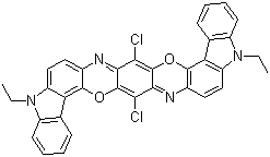 Pigment Violet 23 molecular structure (CAS 6358-30-1)