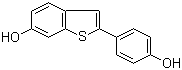 structure of CAS# 63676-22-2, 2-(4-Hydroxyphenyl)benzo[b]thiophene-6-ol