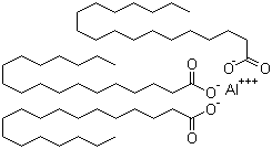 structure of CAS# 637-12-7, Aluminum octadecanoate;Aluminium tristearate; Aluminum trioctadecanoate