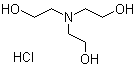 三乙醇胺盐酸盐分子结构 (CAS 637-39-8)