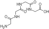 N-[N-(N-Glycylglycyl)glycyl]-glycine molecular structure (CAS 637-84-3)