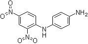 structure of CAS# 6373-73-5, 2,4-Dinitro-4'-aminodiphenylamine;4-Amino-2',4'-dinitrodiphenylamine; C.I. 10375; C.I. Disperse Yellow 9; C.I. Solvent Orange 53; Disperse Yellow 9; N-(2,4-Dinitrophenyl)-1,4-phenylenediamine; NSC 60560; SRA Golden Yellow IX; Seriplas Yellow PL; Serisol Fast Yellow PL; Serisol Fast Yellow PL 150; Solvent Orange 53; Supracet Yellow 5RD