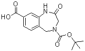 4-(tert-Butoxycarbonyl)-2-oxo-2,3,4,5-tetrahydro-1H-benzo[e][1,4]diazepine-8-carboxylic acid molecular structure (CAS 637338-11-5)
