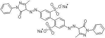 酸性黄 42分子结构 (CAS 6375-55-9)
