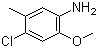 4-Chloro-2-methoxy-5-methylaniline molecular structure (CAS 6376-14-3)