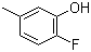 structure of CAS# 63762-79-8, 2-Fluoro-5-methylphenol;4-Fluoro-3-hydroxytoluene; 6-Fluoro-m-cresol