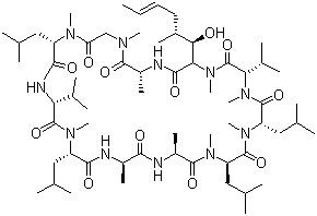 环孢菌素 B分子结构 (CAS 63775-95-1)