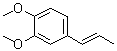 结构式 CAS# 6379-72-2, (E)-1,2-二甲氧基-4-(1-丙烯基)苯