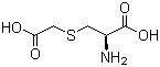 S-羧甲基-L-半胱氨酸分子结构 (CAS 638-23-3)