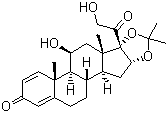 地索奈德分子结构 (CAS 638-94-8)