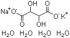 structure of CAS# 6381-59-5, Potassium sodium tartrate tetrahydrate;Potassium sodium tartrate; Rochelle salt; Seignette salt