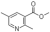 结构式 CAS# 63820-72-4, 2,5-二甲基-3-吡啶羧酸甲酯