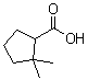 2,2-Dimethylcyclopentanecarboxylic acid molecular structure (CAS 63861-26-7)