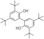 3,3',5,5'-四叔丁基-2,2'-联苯二酚分子结构 (CAS 6390-69-8)