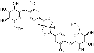 结构式 CAS# 63902-38-5, 松酯醇二葡萄糖苷