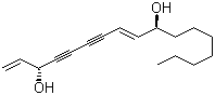 Panaxydiol molecular structure (CAS 63910-76-9)