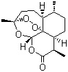 structure of CAS# 63968-64-9, Artemisinin;(+)-Arteannuin; Qinghaosu; [3R-(3R,5aS,6S,8aS,9R,10R,12S,12aR**)]-Decahydro-3,6,9-trimethyl-3,12-epoxy-12H-pyrano[4,3-j]-1,2-benzodioxepin-10-one