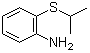 结构式 CAS# 6397-33-7, 2-(异丙硫基)苯胺