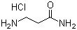 3-氨基丙酰胺盐酸盐分子结构 (CAS 64017-81-8)