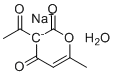 3-acetyl-6-methyl-2H-Pyran-2,4(3H)-dione sodium salt monohydrate molecular structure (CAS 64039-28-7)