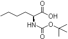 N-(tert-Butoxycarbonyl)norleucine molecular structure (CAS 6404-28-0)