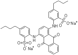 酸性绿 27分子结构 (CAS 6408-57-7)