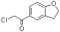 structure of CAS# 64089-34-5, 5-Chloroacetyl-2,3-dihydrobenzofuran;2-Chloro-1-(2,3-dihydrobenzofuran-5-yl)ethanone
