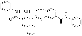 颜料红 32分子结构 (CAS 6410-29-3)