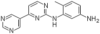 4-Methyl-3-[4-(5-pyrimidinyl)pyrimidin-2-ylamino]aniline molecular structure (CAS 641615-36-3)