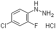 4-Chloro-2-fluorophenylhydrazine hydrochloride molecular structure (CAS 64172-78-7)